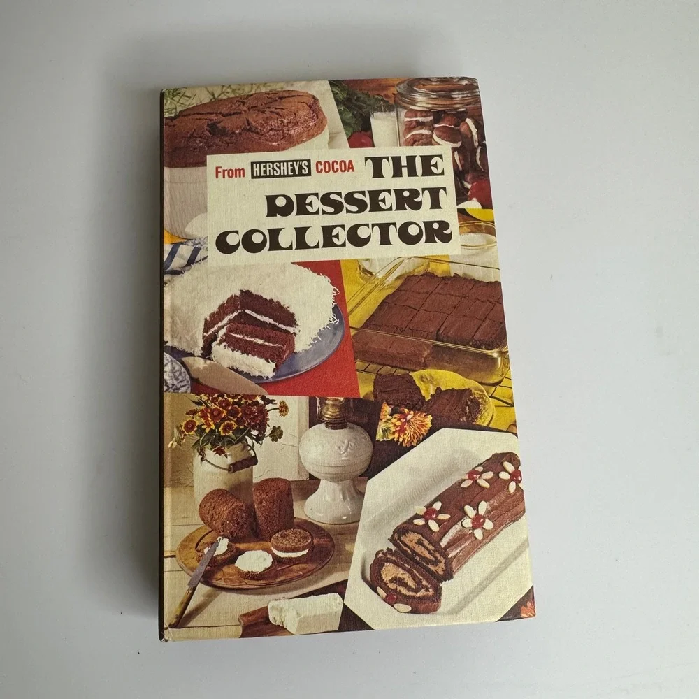 Vintage 1976 Hersheys Cocoa The Dessert Collector Recipe Card Box Set 29 Cards